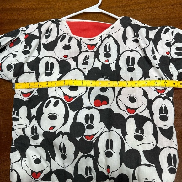 Vintage 80’s Mickey Mouse Reversible Print Sweatshirt No‎ Size Disney Made - Picture 16 of 16